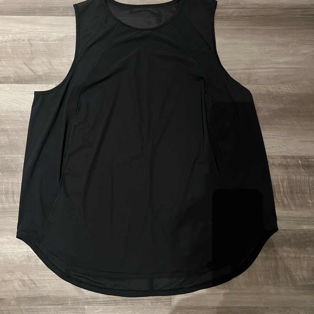 Black Sleeveless lululemon workout top